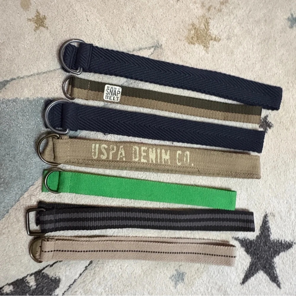 Denim Co. Boys Belt Bundle of 7